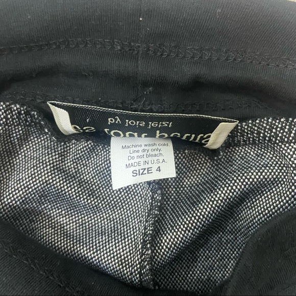 Les tout petits jogger style pants florals with draw string girls size 4 toddler - Picture 5 of 5